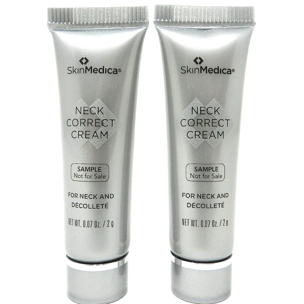 2x Skinmedica Neck Correct Cream 2g Sample Size for Crepey Sagging Skin, Sealed